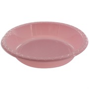 Pink Plastic Bowls -  Medium 17.2cm Pk25 