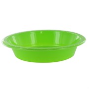 Lime Green Plastic Bowls - Medium 17.2cm Pk25 