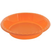 Orange Plastic Bowls - Medium 17.2cm Pk25 
