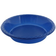 Blue Plastic Bowls - Medium 17.2cm Pk25 