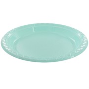 Pastel Blue Plastic Plates - Large 23cm Pk25 