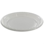 White Plastic Plates - Large 23cm Pk25 