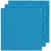 Electric Blue Party Napkins - Cocktail 2Ply Pk50 