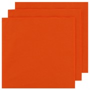 Orange Party Napkins - Dinner 2 ply Pk50 