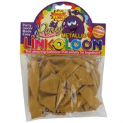 Balloon Link-O-Loon Metallic Gold Pk16 