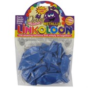 Balloon Link-O-Loon Metallic Blue Pk16 
