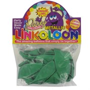 Balloon Link-O-Loon Metallic Green Pk16 