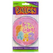 Balloon Foil 18in It's A Girl Pk1 