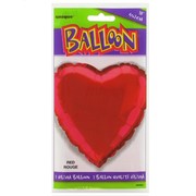 Balloon Foil 18in Red Heart Pk1 