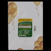 A4 Sheet Balloons Gold Pk25 