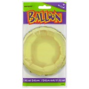 Balloon Foil 18in Ivory Circle Pk1 