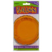 Balloon Foil 18in Orange Circle Pk1 