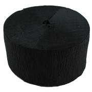 Jumbo Black Party Streamers - 50m Pk1 