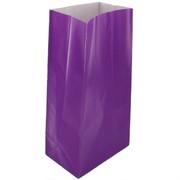Bags Party Purple Paper Pk12 