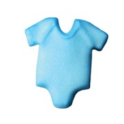Baby Shower Edible Decorations - Blue Onesie Pk6