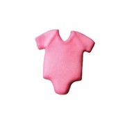 Baby Shower Edible Decorations - Pink Onesie Pk6
