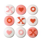 Edible Icing Decorations XOXO Pk9