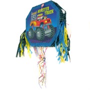 Monster Truck Pull-String Pinata - Pop-Out Pk 1 