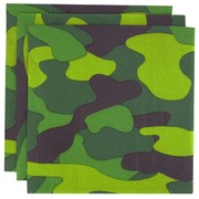 Napkins Lunch 2 Ply Army Camo Gear Pk16 
