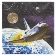 Space Party Napkins - 2 Ply Space Odyssey Pk18 