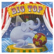 Napkins Lunch 3Ply Big Top Birthday Pk16 