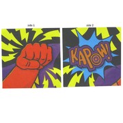 Napkins Lunch 3Ply Superhero Fun Pk16 