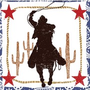 Rodeo Guy Western Lasso 3Ply Lunch Napkins Pk16