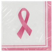 Napkins Lunch 3Ply Pink Ribbon Of Hope Pk16 