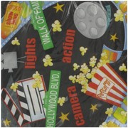 Lights Camera Action Party Napkins - Lunch 2Ply Pk16 