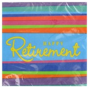 Retirement Party Napkins - Lunch 3Ply Pk16 
