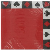 Card Night Party Napkins - Lunch 2Ply Pk16 