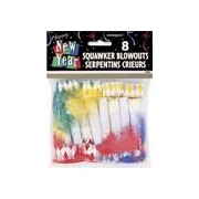 New Year Squawker Blowouts Pk8 