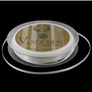 Ribbon Poly Satin 3mm x 50m White Pk1 