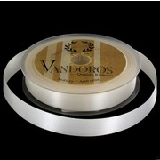 Ribbon Poly Satin 15mm x 25m Ivory Pk1 