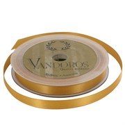 Ribbon Poly Satin 10mm x 25m Antique Gold Pk1 