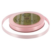 Ribbon Poly Satin 10mm x 25m Powder Pink Pk1 