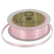 Ribbon Poly Satin 6mm x 50m Powder Pink Pk1 