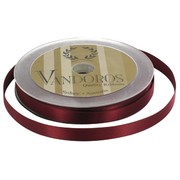 Ribbon Poly Satin 10mm x 25m Burgundy Pk1 