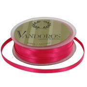Ribbon Poly Satin 6mm x 50m Fuchsia Pk1 
