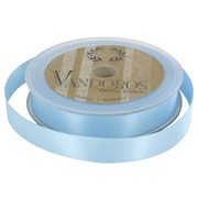 Ribbon Poly Satin 15mm x 25m Baby Blue Pk1 