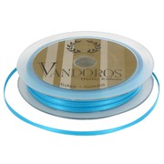 Ribbon Poly Satin 3mm x 50m Marine Pk1 