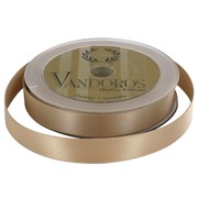 Ribbon Poly Satin 15mm x 25m Taupe Pk1 