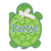 Turtle Party Invitations - Mr Turtle Pk8
