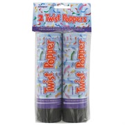 Twist Party Popper 15.5cm Pk2 