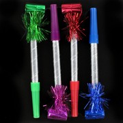 Party Blowouts - Long Fringed Squawkers Pk4 