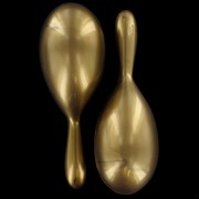 Party Favours - Medium Gold Maracas Pk2 