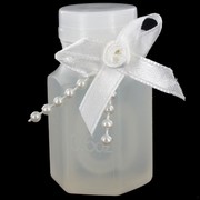 Pearl Ribbon Wedding Bubbles Pk 24 