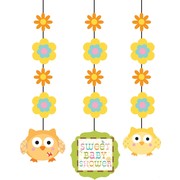 Baby Shower Hanging Decorations - Happi Tree Pk3 
