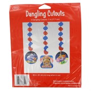 Decoration Dangling Cutouts Big Top Birthday Pk3 