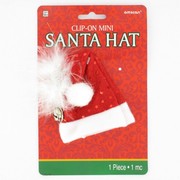 Mini Clip-On Santa Hat Pk1
